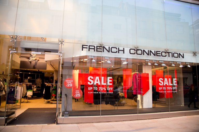 French Connection reduces losses, shares down