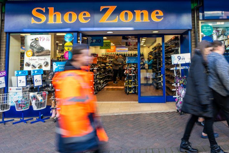 Shoe Zone report revenue gains just under 1% in tough British retail market