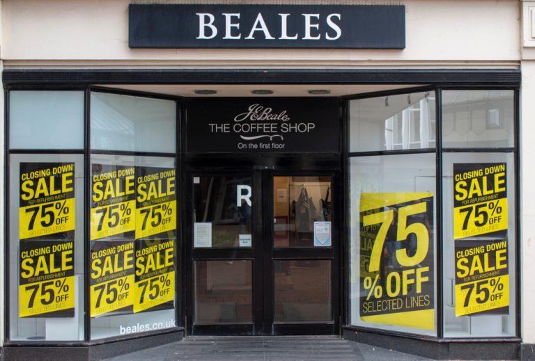 Beales fall into administration as tally adds up for British high street collapses