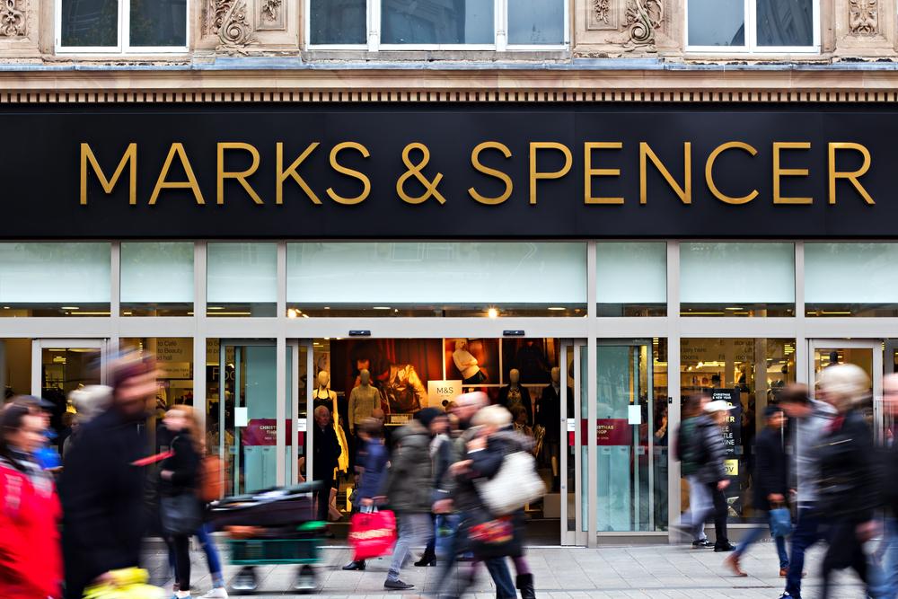 Marks and Spencer shares sink over 8% following declines in UK sales ...