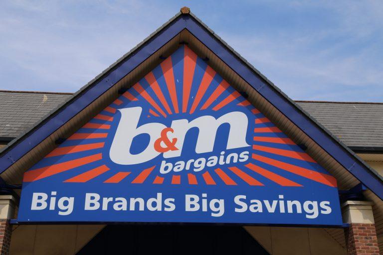 B&M shares tumble after festive trading update