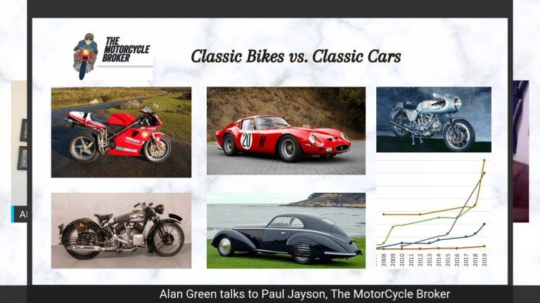 Classic Motorcycles or Classic Cars? Which offers better returns?