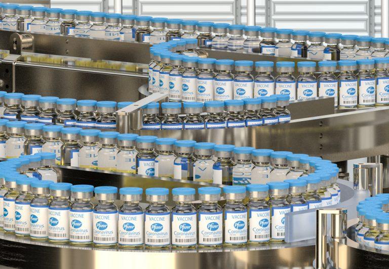 Pfizer shares slide on vaccine delivery cuts