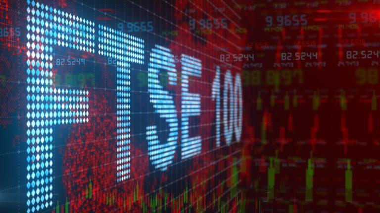 FTSE 100 starts off the week lower