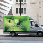 London,,Uk,-,July,8,,2016:,Ocado,Food,Delivery,Mercedes