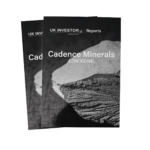 Cadence Minerals report image