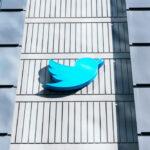Twitter,Bird,Logo,On,Hq,Building,In,Downtown.,Twitter,Is