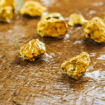 The,Pure,Gold,Ore,Found,In,The,Mine,On,A