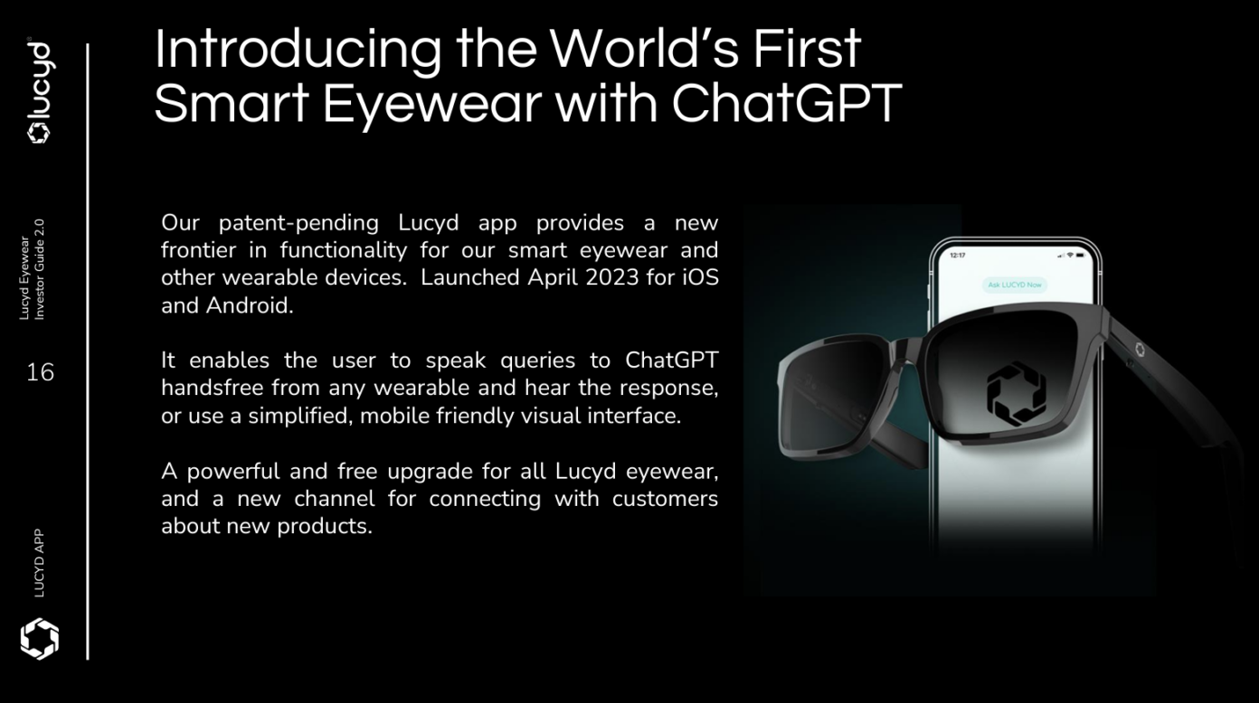 The market potential for Innovative Eyewear's ChatGPTenabled smart