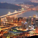 Skyline,Of,Busan,,South,Korea,At,Night.