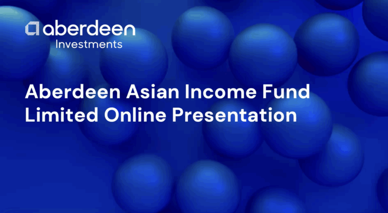 Aberdeen Asian Income Fund: Online Presentation