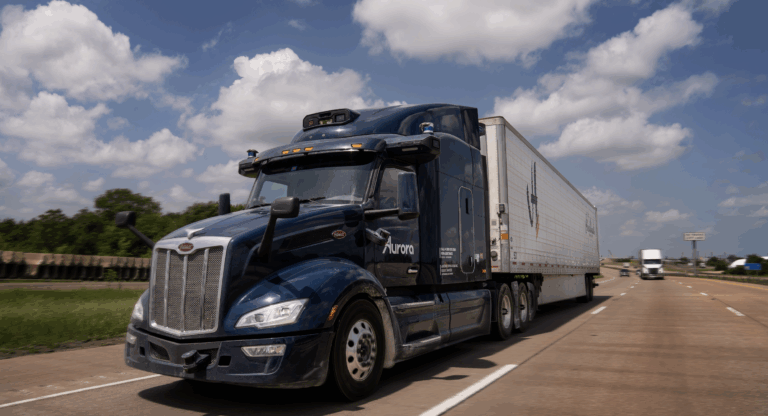 Aurora Innovation shares surge on 500 autonomous truck deal with Hirschbach