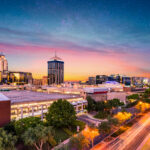 Sandton,City,At,Night,With,City,Lights,And,Stars,In